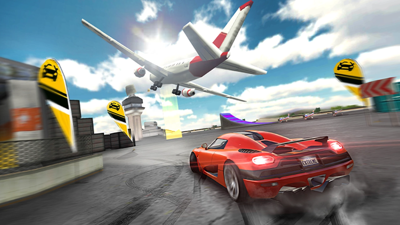 Скачать Extreme Car Driving Simulator взломанный (Мод: много денег) на  андроид v6.0.9