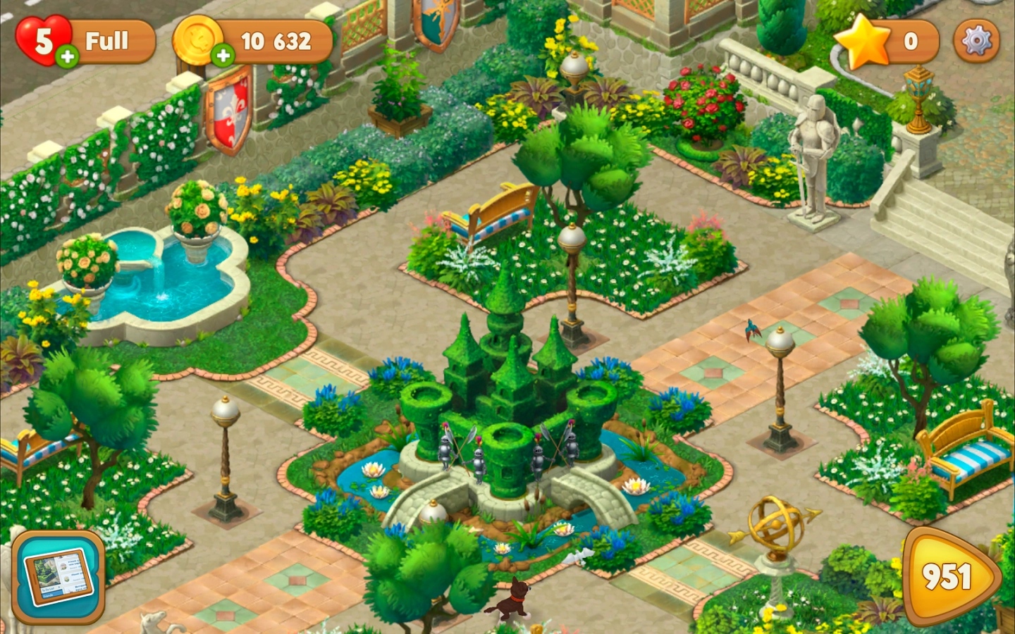 Скачать Gardenscapes взлом (Мод: много звезд и денег) на андроид последняя  версия v5.9.0