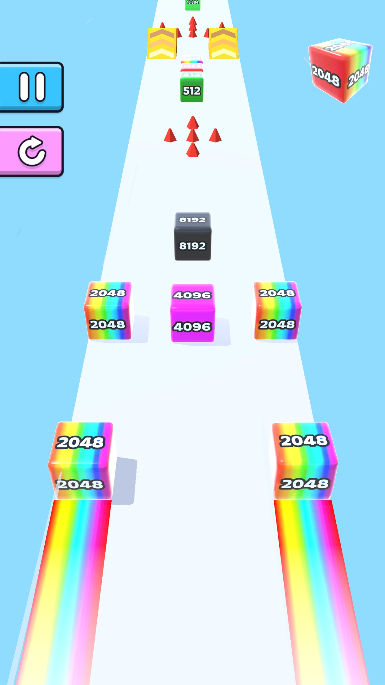 Jelly Run 2048 Взлом скачать на Андроид