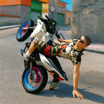 Wheelie Master: Moto Ride 3D Взлом (Много монет)