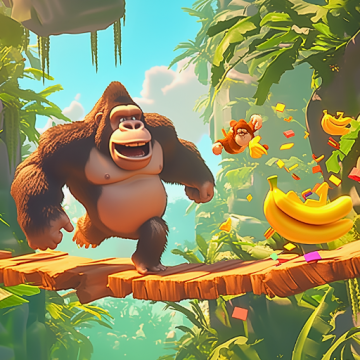 Monkey Rescue Mafia Kong Run Взлом (Много монет)
