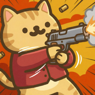 Idle Cat Gunner: Shooter RPG (Мод: Все Открыто, Много Алмазов)
