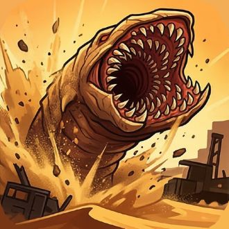 Desert Worm: Idle Survival RPG (Мод-Меню: Много Денег, Алмазов и Плазмы + Бесплатные Улучшения и VIP)
